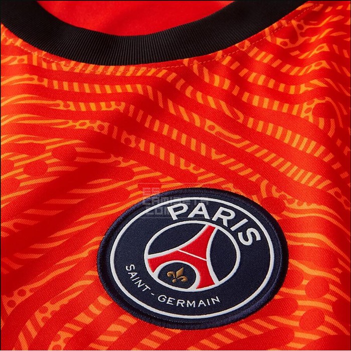 Manga Larga Camiseta Paris Saint-Germain Portero 20-21 Naranja - Haga un click en la imagen para cerrar
